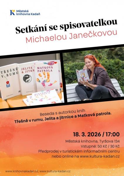 setkání se spisovatelkou Michaelou Janečkovou